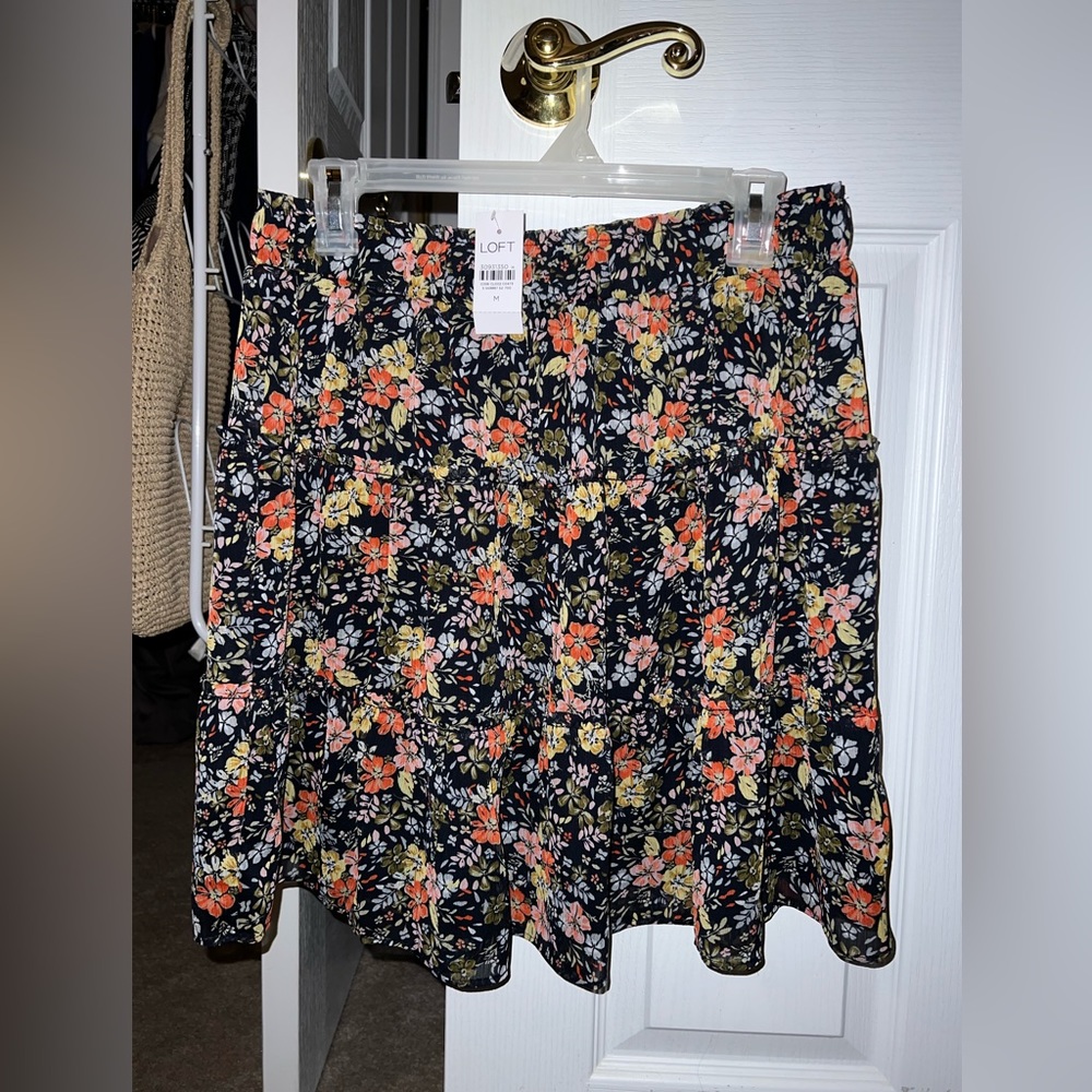 Loft floral skirt